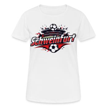 Schweinfurt Football Fan Merchandise Football Fan - Women's Breathable T-Shirt - white - Front - AI Model Female 172 dark (172cm)