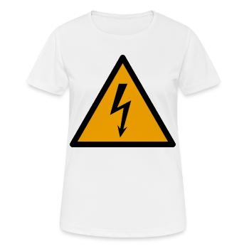 Sous tension - T-shirt respirant Femme - blanc - Devant - AI Model Female 172 dark (172cm)