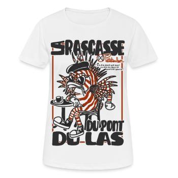 The Scorpion fish of Pont-du-Las, Toulon mascot - Women's Breathable T-Shirt - white - Front - AI Model Female 172 dark (172cm)