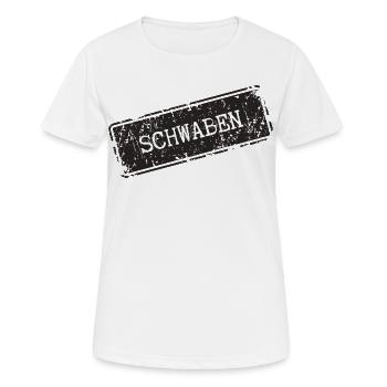 Souabe - T-shirt respirant Femme - blanc - Devant - AI Model Female 172 dark (172cm)