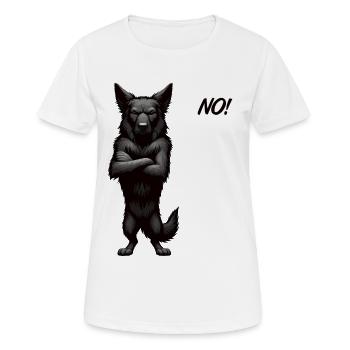 No Black Shepherd Shepherd Owner - Women's Breathable T-Shirt - white - Front - AI Model Female 172 dark (172cm)