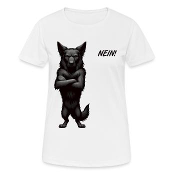 No Black Shepherd Shepherd Owner - Women's Breathable T-Shirt - white - Front - AI Model Female 172 dark (172cm)
