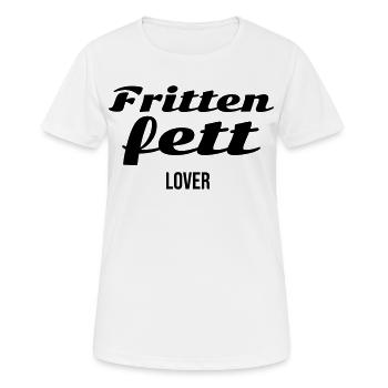 Amant de Frittfett - T-shirt respirant Femme - blanc - Devant - AI Model Female 172 dark (172cm)