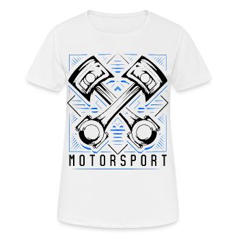 Motorsport - Tuning - Automechaniker - Frauen T-Shirt atmungsaktiv - Weiß - Vorne - AI Model Female 172 dark (172cm)