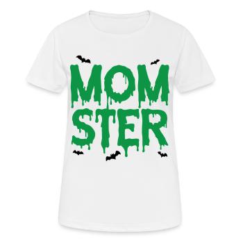 Momster - Women's Breathable T-Shirt - white - Front - AI Model Female 172 dark (172cm)