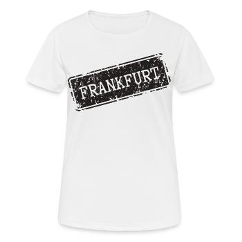Francfort - T-shirt respirant Femme - blanc - Devant - AI Model Female 172 dark (172cm)