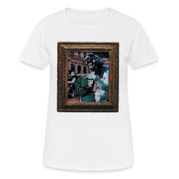 Sculpture du Fort - T-shirt respirant Femme - blanc - Devant - AI Model Female 172 dark (172cm)