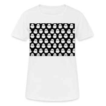Cute Ghosts Pattern - Women's Breathable T-Shirt - white - Front - AI Model Female 172 dark (172cm)