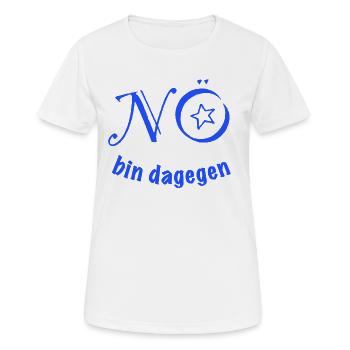 Nope - I'm against it! - Women's Breathable T-Shirt - white - Front - AI Model Female 172 dark (172cm)