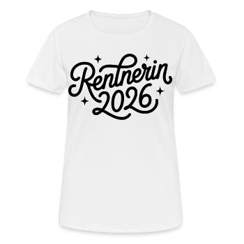 Pensioner 2026 - Women's Breathable T-Shirt - white - Front - AI Model Female 172 dark (172cm)