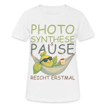 Pause, café, soleil, ça suffit ! - T-shirt respirant Femme - blanc - Devant - AI Model Female 172 dark (172cm)