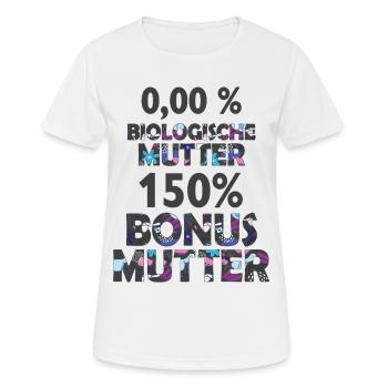 Mutter Mama Bonus Stiefmutter Muttertag Geschenk - Frauen T-Shirt atmungsaktiv - Weiß - Vorne - AI Model Female 172 dark (172cm)