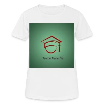 « T-shirt La connaissance, c’est le pouvoir » - T-shirt respirant Femme - blanc - Devant - AI Model Female 172 dark (172cm)