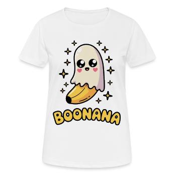 Boonana Halloween Banana - Women's Breathable T-Shirt - white - Front - AI Model Female 172 dark (172cm)