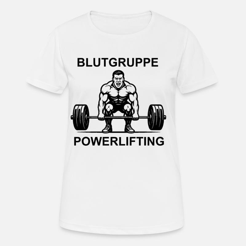 Powerlifting Motivation - Women's Breathable T-Shirt - white