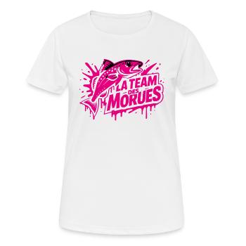 Neon Cod Team - Women's Breathable T-Shirt - white - Front - AI Model Female 172 dark (172cm)