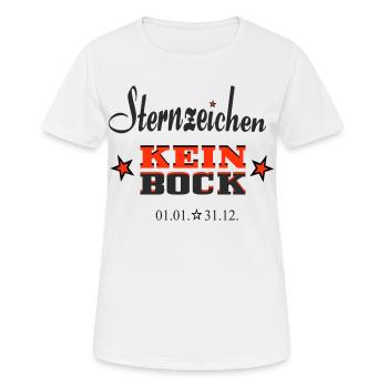 Sternchen Kein Bock Jahreskalender - Frauen T-Shirt atmungsaktiv - Weiß - Vorne - AI Model Female 172 dark (172cm)
