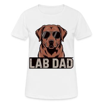 Foxred Lab Dad Sonnenbrille - Frauen T-Shirt atmungsaktiv - Weiß - Vorne - AI Model Female 172 dark (172cm)