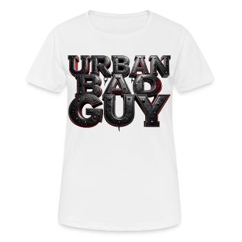 Bad Guy Urban Fetish - Women's Breathable T-Shirt - white - Front - AI Model Female 172 dark (172cm)