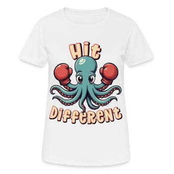 Anders treffen - Frauen T-Shirt atmungsaktiv - Weiß - Vorne - AI Model Female 172 dark (172cm)