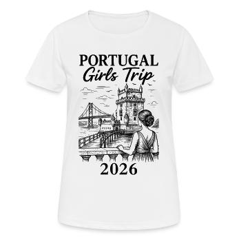 HelpRequiredDesign - Women's Breathable T-Shirt - white - Front - AI Model Female 172 dark (172cm)