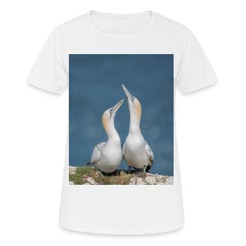 Putting the 'V' in love Print - Women's Breathable T-Shirt - white - Front - AI Model Female 172 dark (172cm)