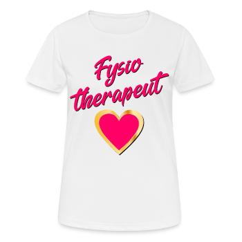 Physiotherapist - Women's Breathable T-Shirt - white - Front - AI Model Female 172 dark (172cm)