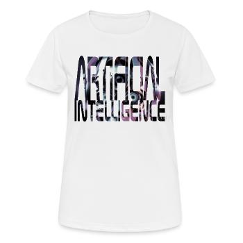 Artificial Intelligence - Women's Breathable T-Shirt - white - Front - AI Model Female 172 dark (172cm)