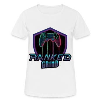 Ranked Grind - Women's Breathable T-Shirt - white - Front - AI Model Female 172 dark (172cm)