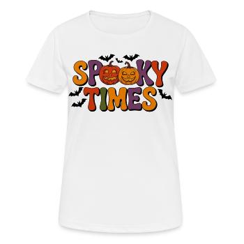 Spooky Times Halloween - T-shirt respirant Femme - blanc - Devant - AI Model Female 172 dark (172cm)