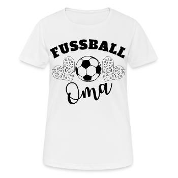 Soccer Mamie - T-shirt respirant Femme - blanc - Devant - AI Model Female 172 dark (172cm)