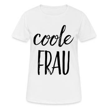 Cool woman - Women's Breathable T-Shirt - white - Front - AI Model Female 172 dark (172cm)