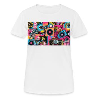 Pop Art - Women's Breathable T-Shirt - white - Front - AI Model Female 172 dark (172cm)