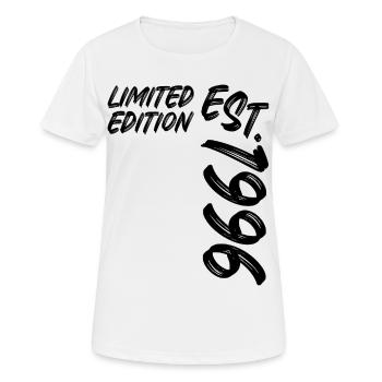 Limited Edition Est. 1996 - Frauen T-Shirt atmungsaktiv - Weiß - Vorne - AI Model Female 172 dark (172cm)