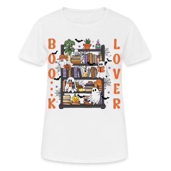 Halloween Ghost Shelf - Women's Breathable T-Shirt - white - Front - AI Model Female 172 dark (172cm)