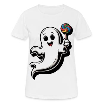 Cheerful spirit with lollipop - Women's Breathable T-Shirt - white - Front - AI Model Female 172 dark (172cm)