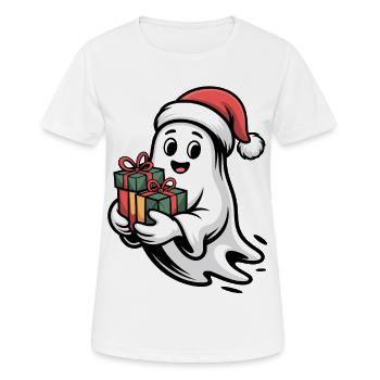 Christmas spirit with gifts - Women's Breathable T-Shirt - white - Front - AI Model Female 172 dark (172cm)