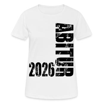 Abitur 2026 - Frauen T-Shirt atmungsaktiv - Weiß - Vorne - AI Model Female 172 dark (172cm)
