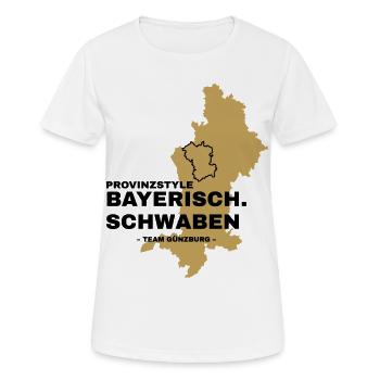 Souabe | GÜNZBURG - T-shirt respirant Femme - blanc - Devant - AI Model Female 172 dark (172cm)