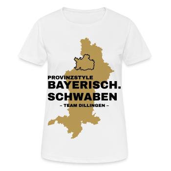 Souabe | DILLINGEN - T-shirt respirant Femme - blanc - Devant - AI Model Female 172 dark (172cm)