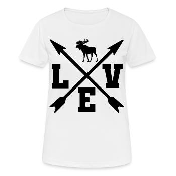 Élan - T-shirt respirant Femme - blanc - Devant - AI Model Female 172 dark (172cm)