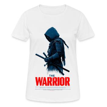 Guerrier Katana enveloppé - T-shirt respirant Femme - blanc - Devant - AI Model Female 172 dark (172cm)