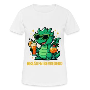 La situation est l’ivresse - T-shirt respirant Femme - blanc - Devant - AI Model Female 172 dark (172cm)