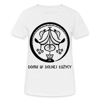 Ouroboros des Spreewaldes schwarz - Frauen T-Shirt atmungsaktiv - Weiß - Vorne - AI Model Female 172 dark (172cm)