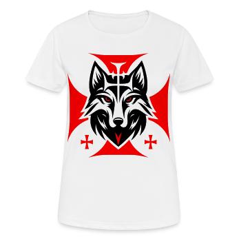 Demon Silhouette - Women's Breathable T-Shirt - white - Front - AI Model Female 172 dark (172cm)