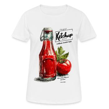 Ketchup - T-shirt respirant Femme - blanc - Devant - AI Model Female 172 dark (172cm)