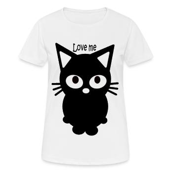 Kitten - Women's Breathable T-Shirt - white - Front - AI Model Female 172 dark (172cm)