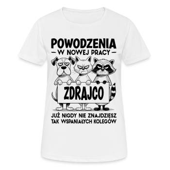 New Job Farewell Farewell Gift Colleague - Women's Breathable T-Shirt - white - Front - AI Model Female 172 dark (172cm)
