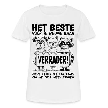 New Job Farewell Gift Farewell Colleague - Women's Breathable T-Shirt - white - Front - AI Model Female 172 dark (172cm)
