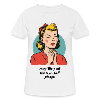 May they all... - Women's Breathable T-Shirt - white - Front - AI Model Female 172 dark (172cm)